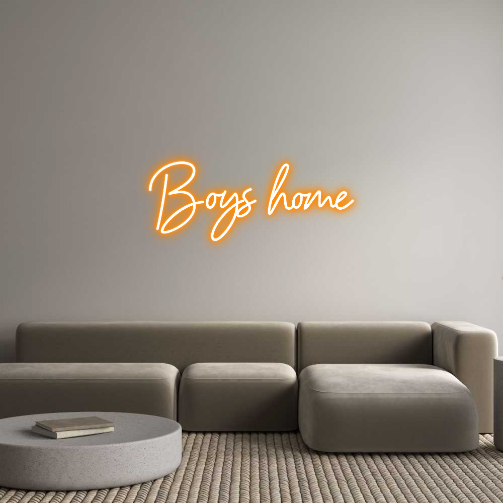 NEONSIGN: Boys home