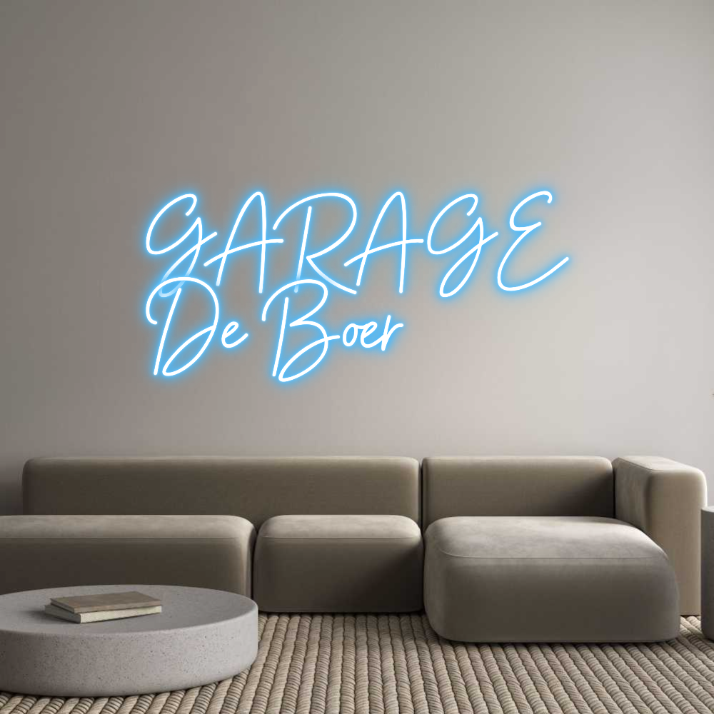 NEONSIGN: GARAGE
De Boer