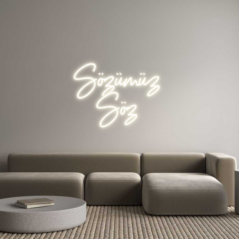 NEONSIGN: Sözümüz 
Söz
