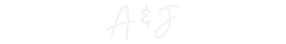 NEONSIGN: A & J