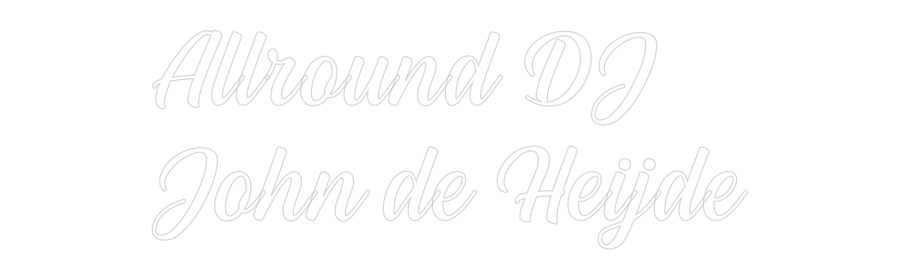 NEONSIGN: Allround DJ
...